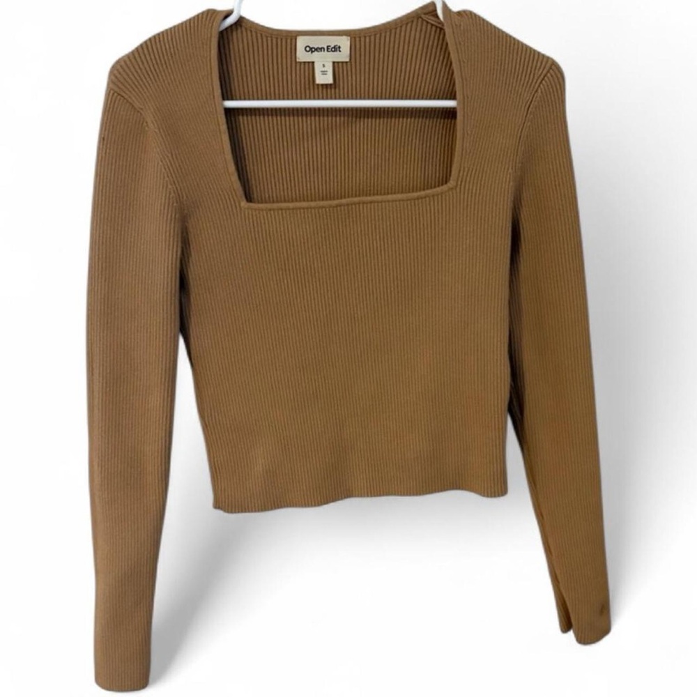 Open Edit Ribbed Sweater - Picture 5 of 7